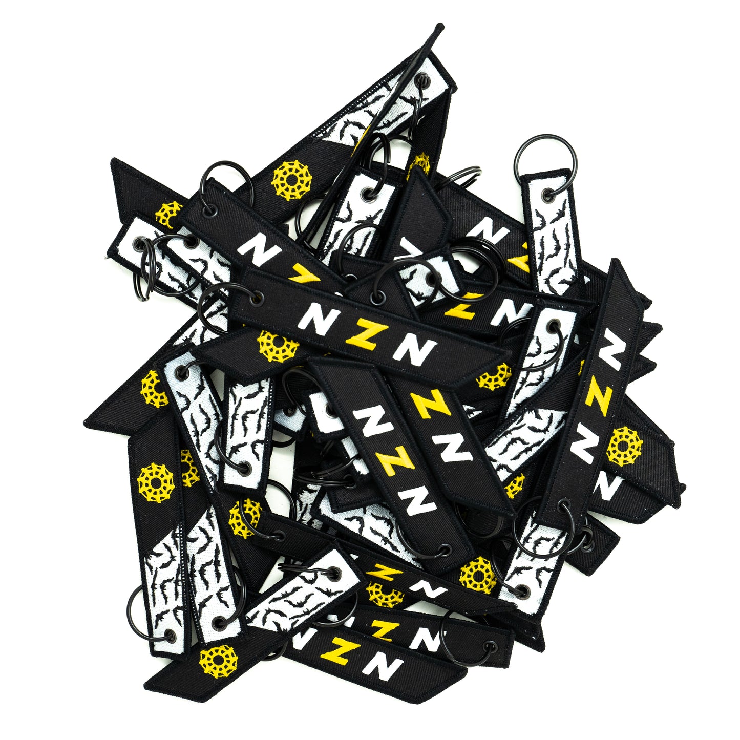 TEXT JET TAG GOLD/WHITE