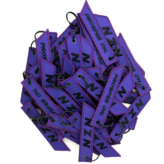 TEXT JET TAG PURPLE
